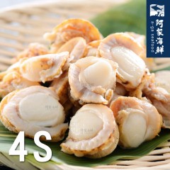 【阿家海鮮】熟凍鮮甜帆立貝4S (1Kg±10%包)(51/60-規格)